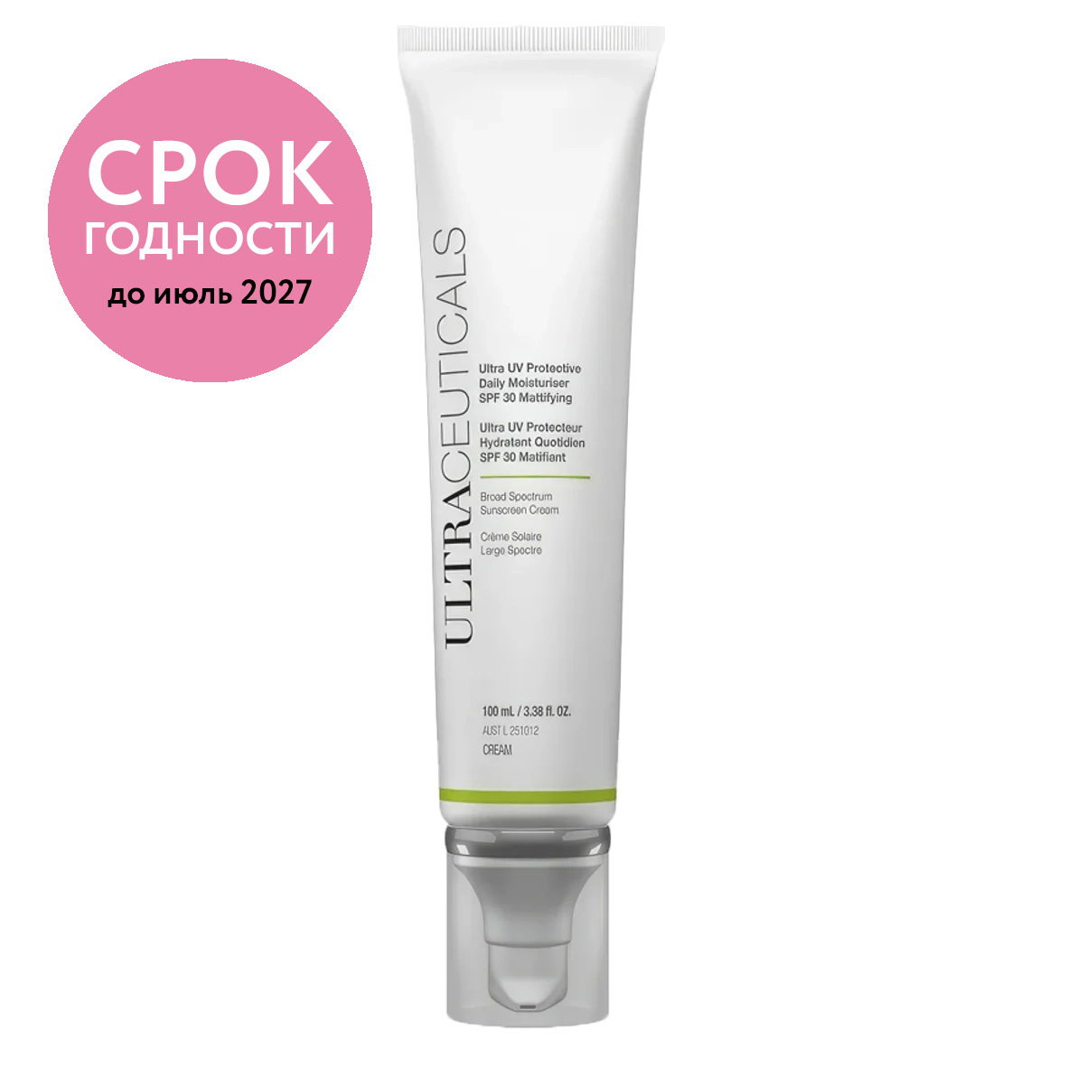 Защитный увлажняющий крем SPF30 с эффектом матирования Ultra UV Protective Daily Moisturiser SPF 30 Mattifying